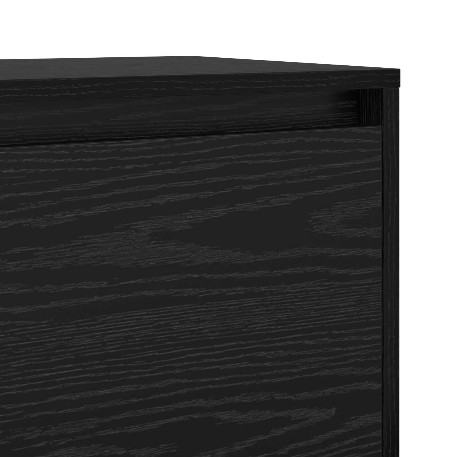 Set TV komoda Crni hrast 90 x 35 x 40 cm Konstruirano drvo