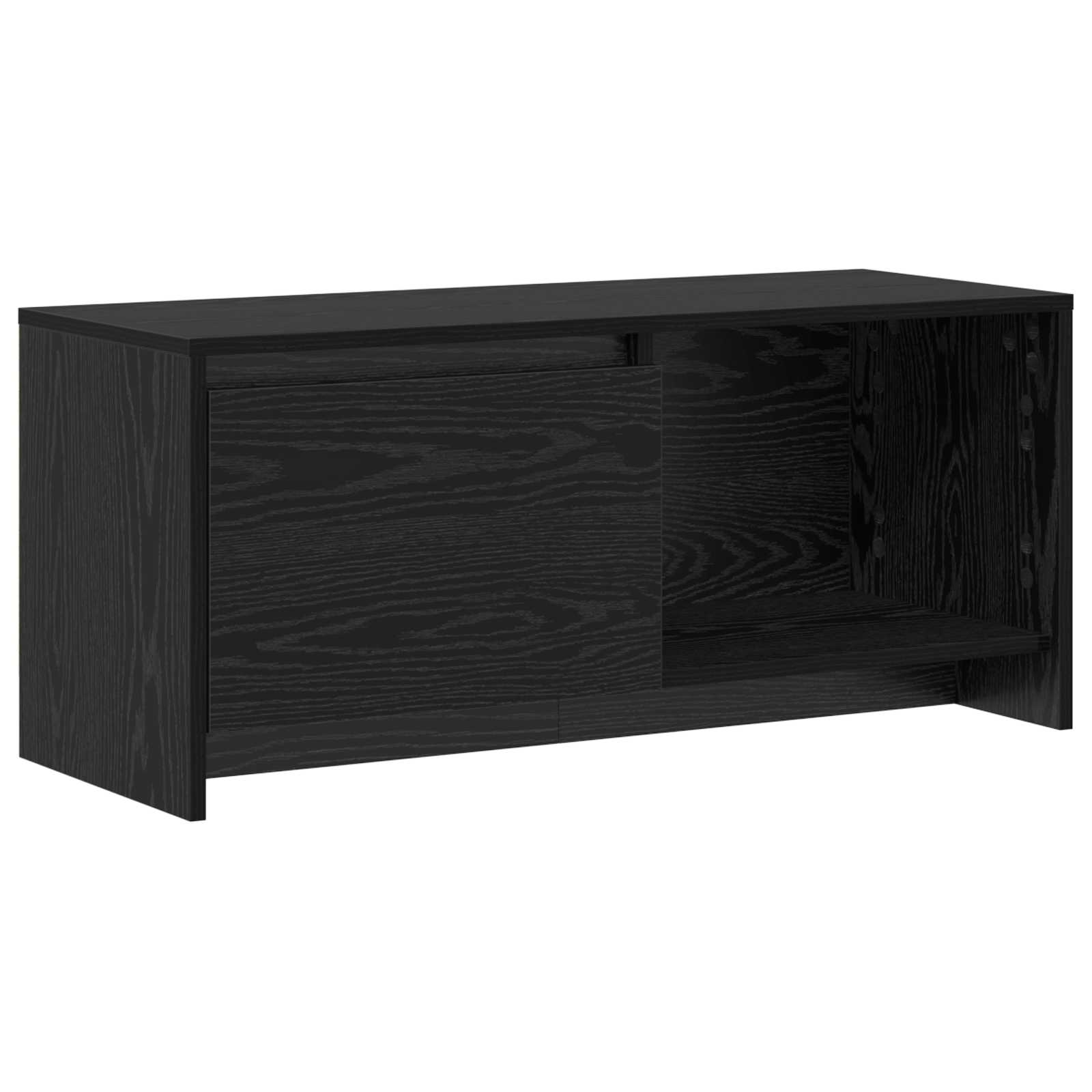 Set TV komoda Crni hrast 90 x 35 x 40 cm Konstruirano drvo