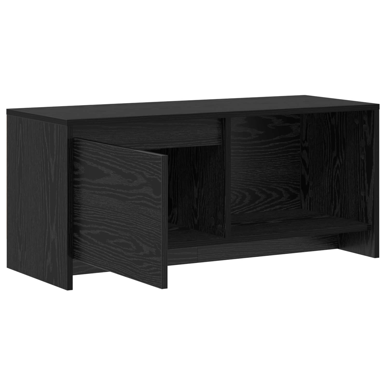 Set TV komoda Crni hrast 90 x 35 x 40 cm Konstruirano drvo