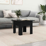 Kava Stol Crni hrast 55 x 55 x 42 cm Konstruirano drvo