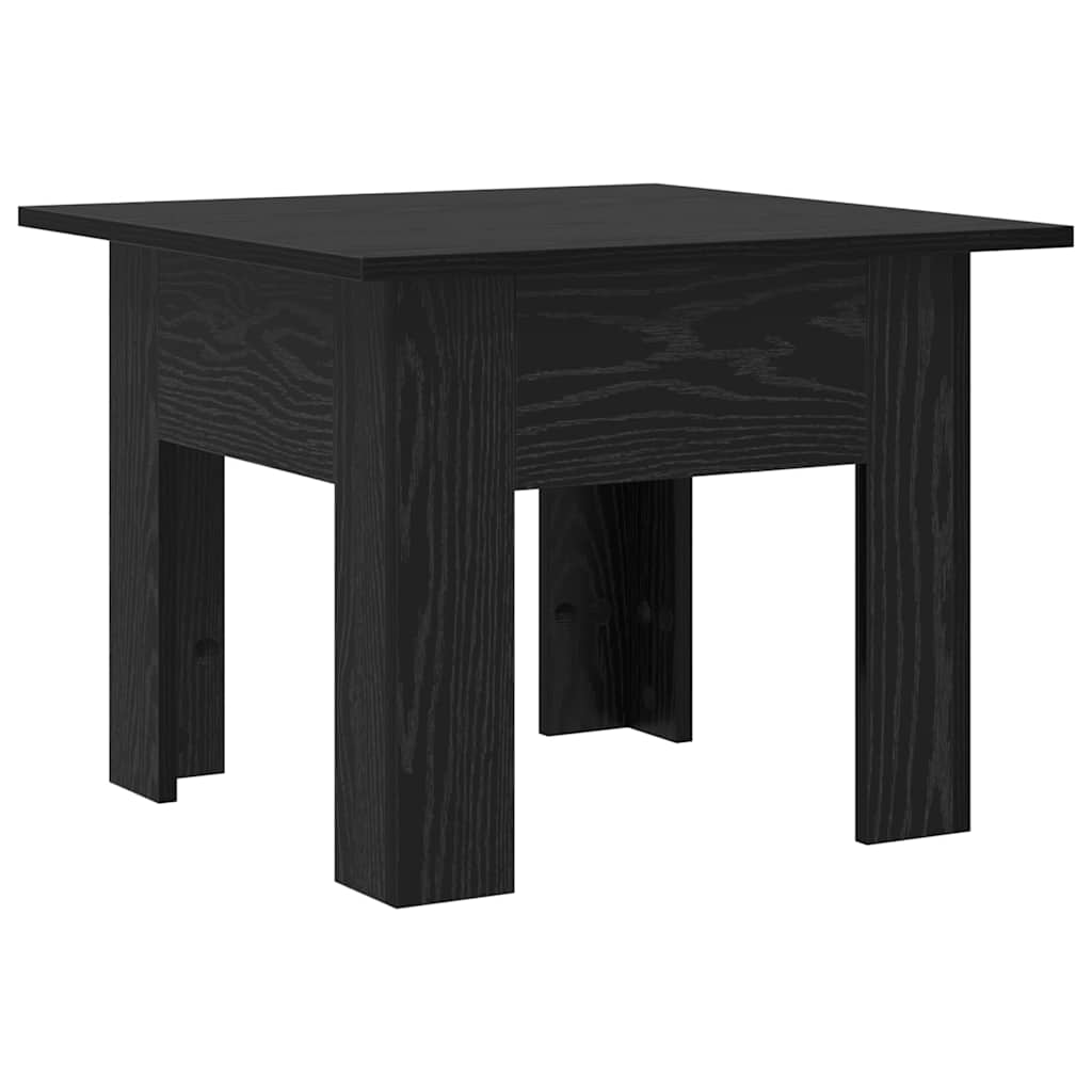 Kava Stol Crni hrast 55 x 55 x 42 cm Konstruirano drvo