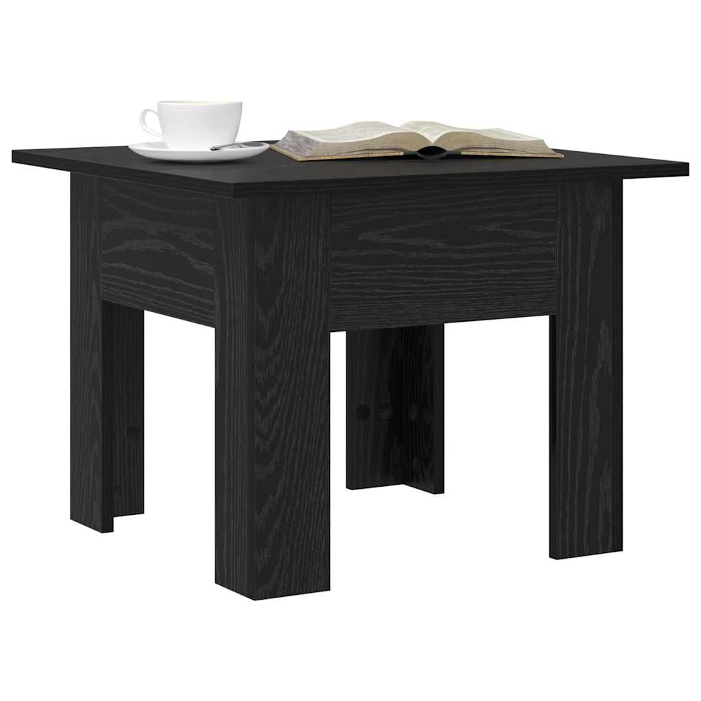 Kava Stol Crni hrast 55 x 55 x 42 cm Konstruirano drvo