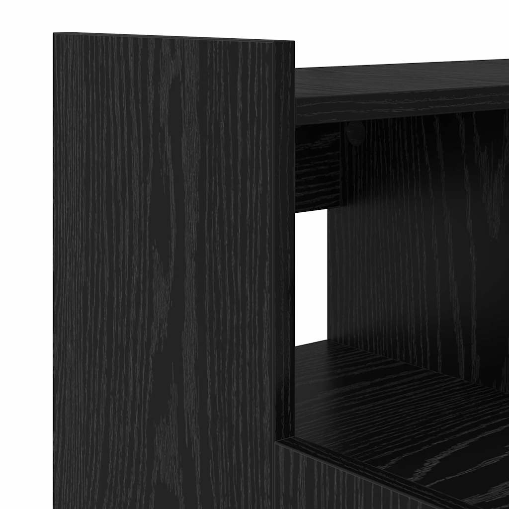 Stol S LED lampica Crni hrast 97 x 45 x 90 cm Konstruirano drvo
