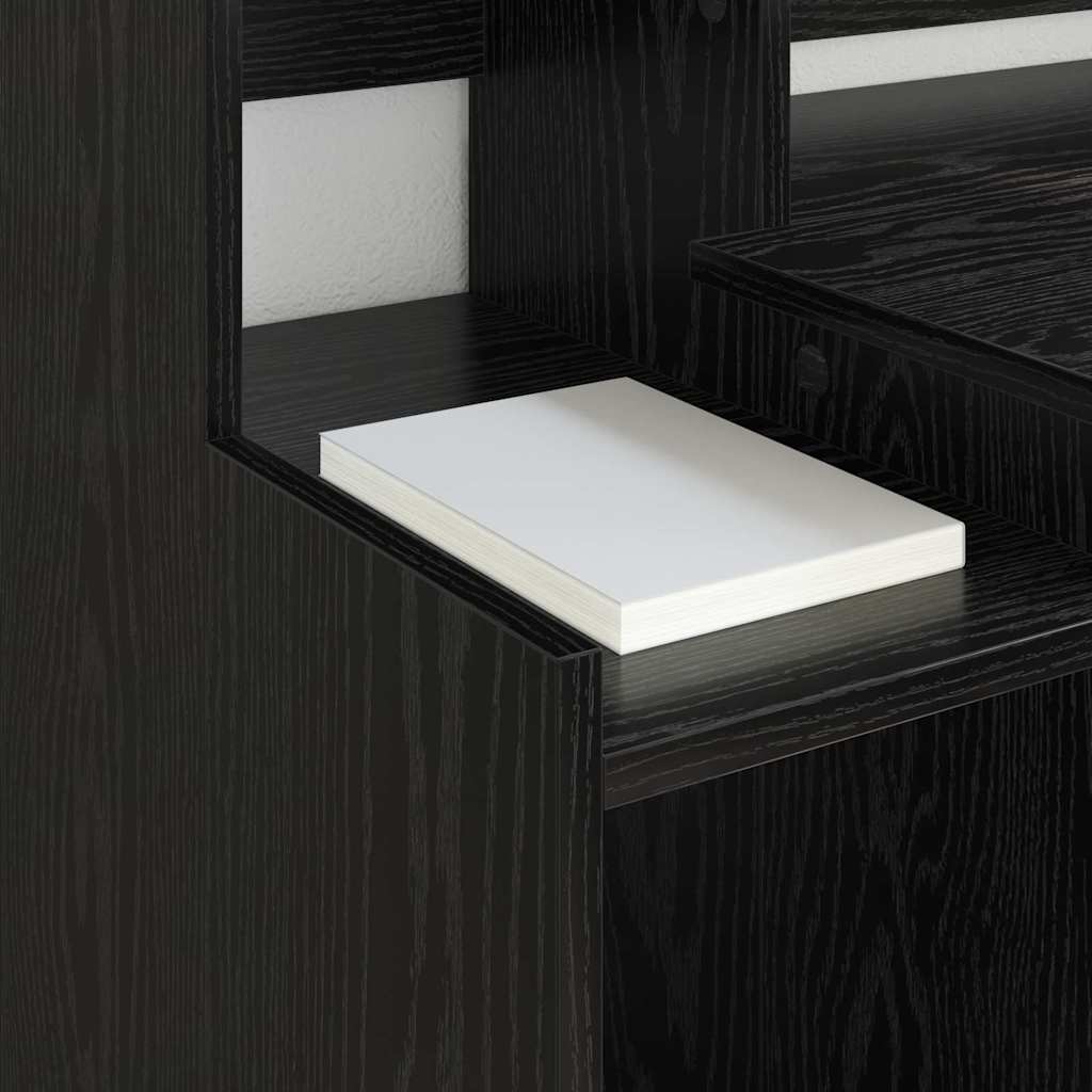 Stol S LED lampica Crni hrast 97 x 45 x 90 cm Konstruirano drvo