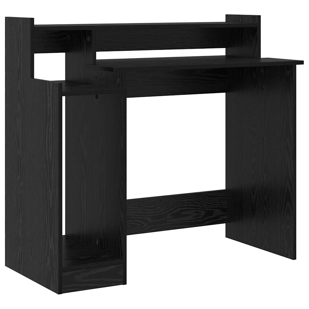Stol S LED lampica Crni hrast 97 x 45 x 90 cm Konstruirano drvo