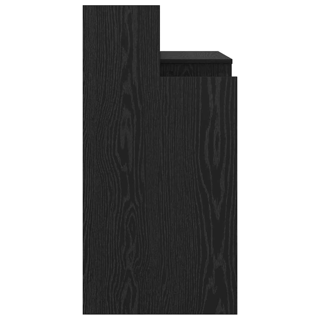 Stol S LED lampica Crni hrast 97 x 45 x 90 cm Konstruirano drvo