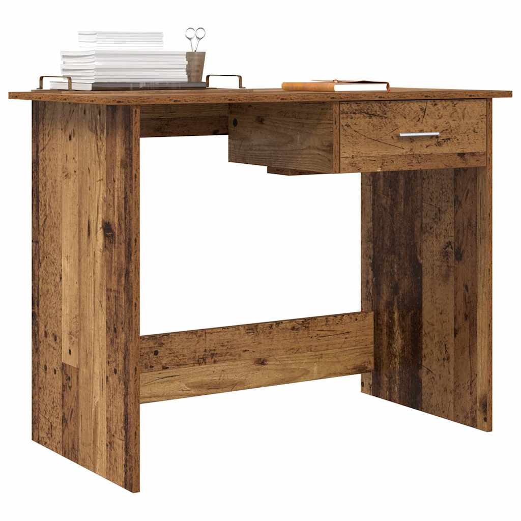 Stol s ladicama Staro drvo 100 x 50 x 76 cm Konstruirano drvo