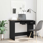 Stol s ladicama Crni hrast 100 x 50 x 76 cm Konstruirano drvo
