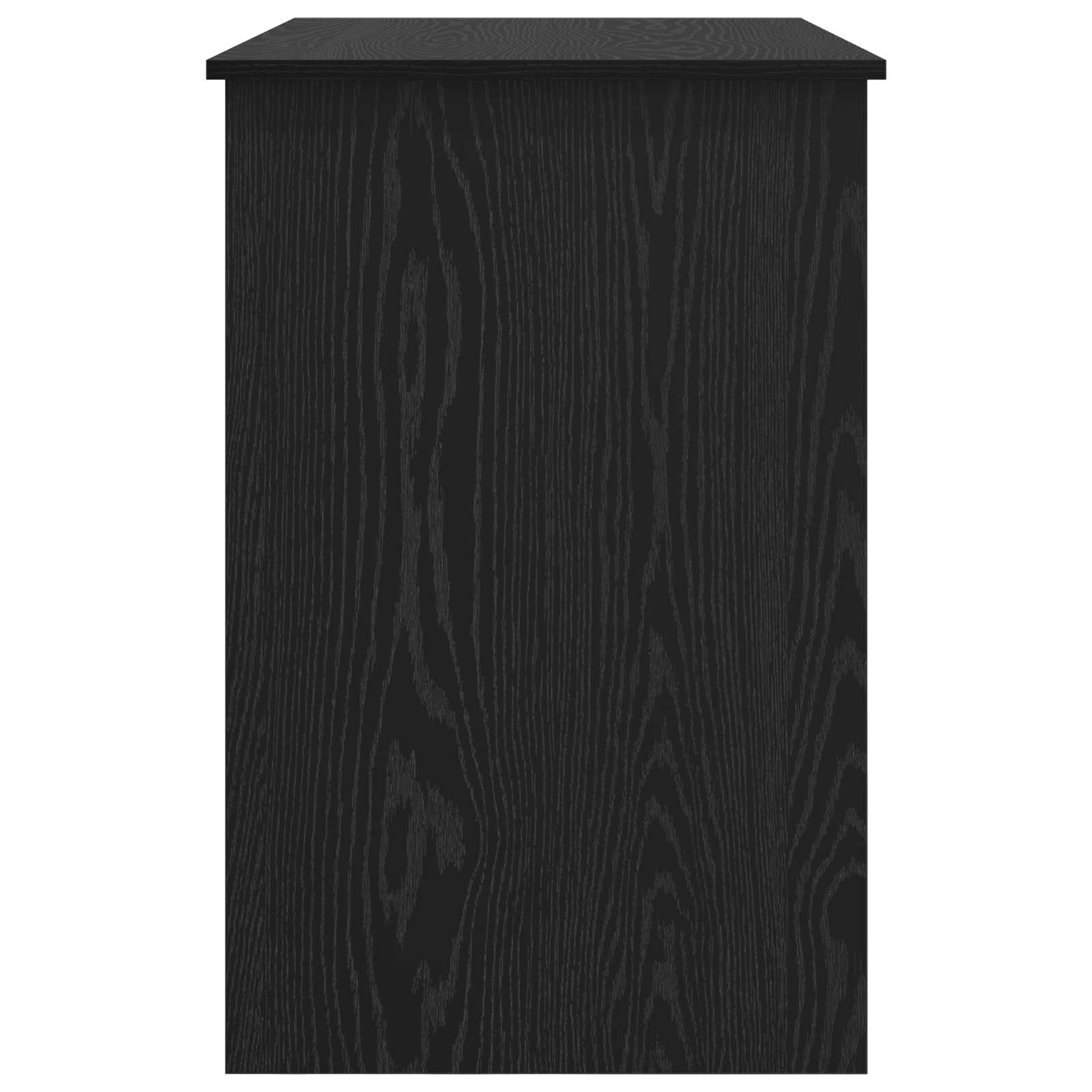 Stol s ladicama Crni hrast 100 x 50 x 76 cm Konstruirano drvo