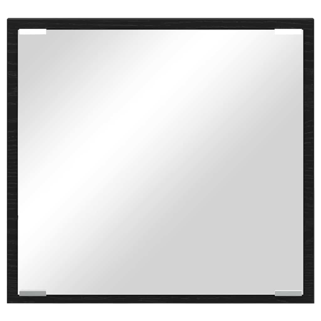 LED kupaonsko ogledalo Zidne Crni hrast 40 x 37 x 8.5 cm