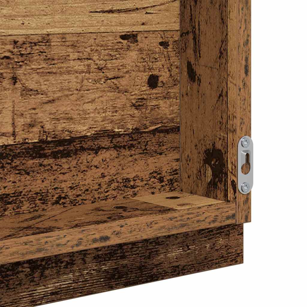Ogledalo Zidne Staro drvo 90 x 8,5 x 37 cm Konstruirano drvo