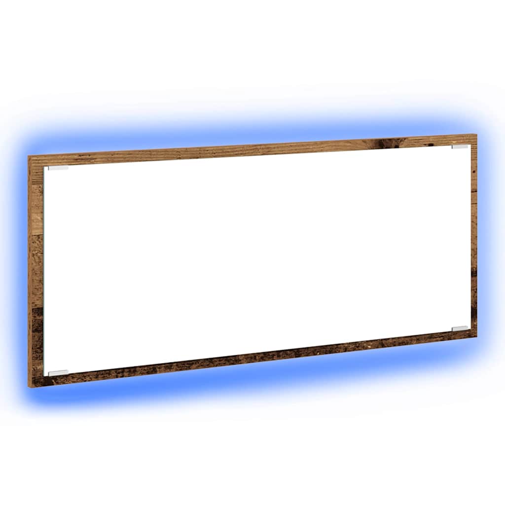 Ogledalo Zidne Staro drvo 90 x 8,5 x 37 cm Konstruirano drvo