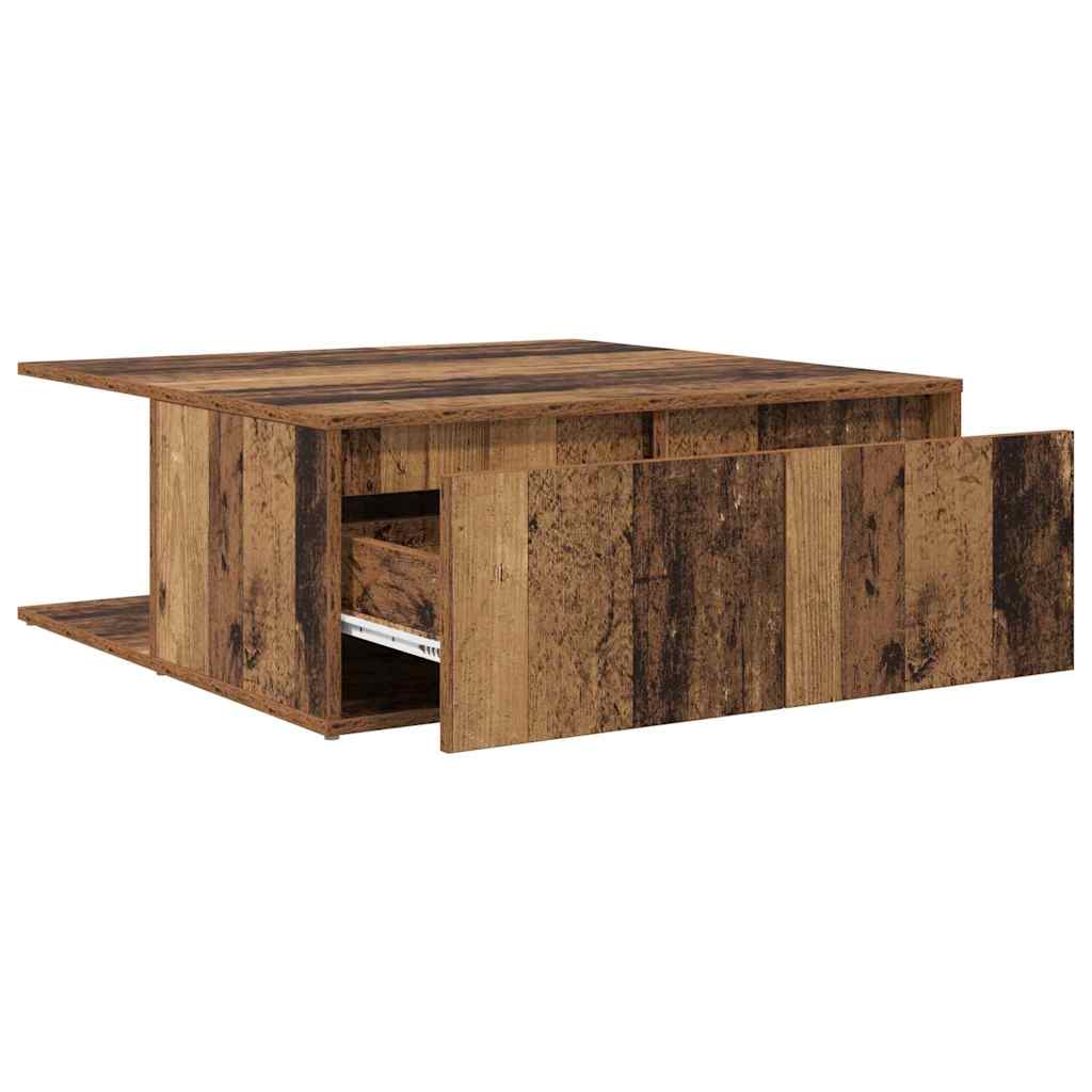 Stolić za kavu Staro drvo 80 x 80 x 31 cm Konstruirano drvo