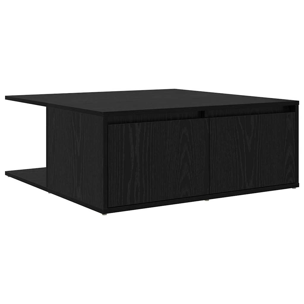 Stolić za kavu Crni hrast 80 x 80 x 31 cm Konstruirano drvo