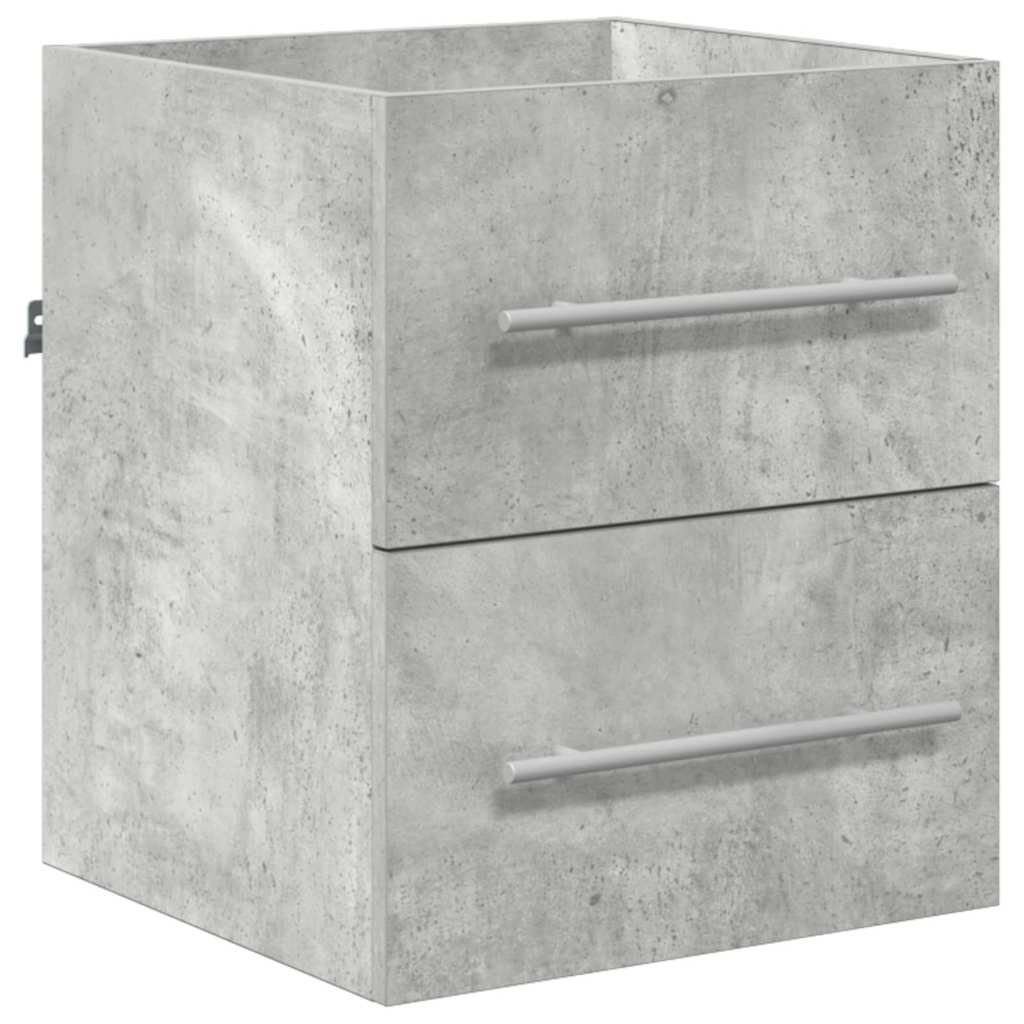 Set namještaja za kupaonicu s ladicama Siva 41 x 38,5 x 48 cm