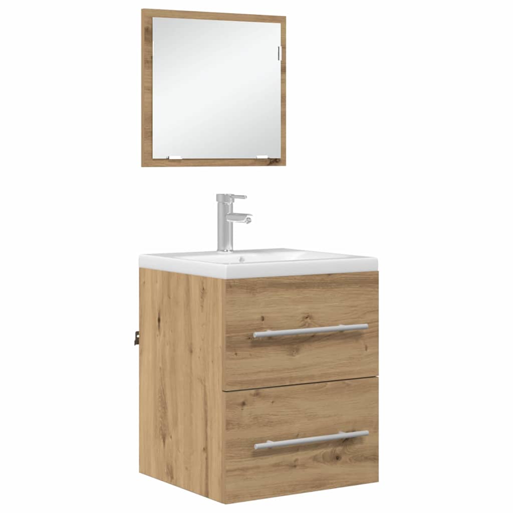 Set namještaja za kupaonicu s ladicama Smeđa 41 x 38,5 x 48 cm