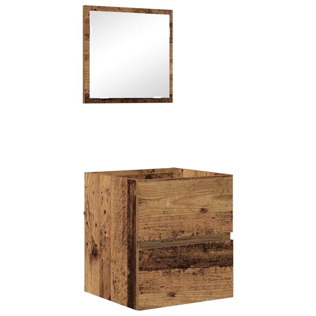 Kupaonski ormar Staro drvo 41 x 38,5 x 45 cm Konstruirano drvo