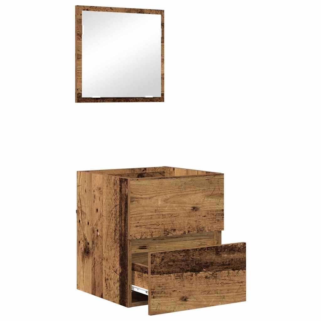 Kupaonski ormar Staro drvo 41 x 38,5 x 45 cm Konstruirano drvo