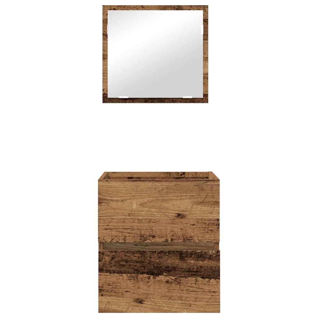 Kupaonski ormar Staro drvo 41 x 38,5 x 45 cm Konstruirano drvo