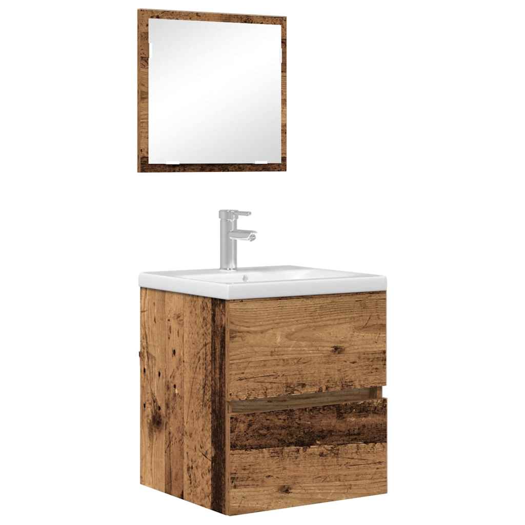 Kupaonski ormar Staro drvo 41 x 38,5 x 45 cm Konstruirano drvo