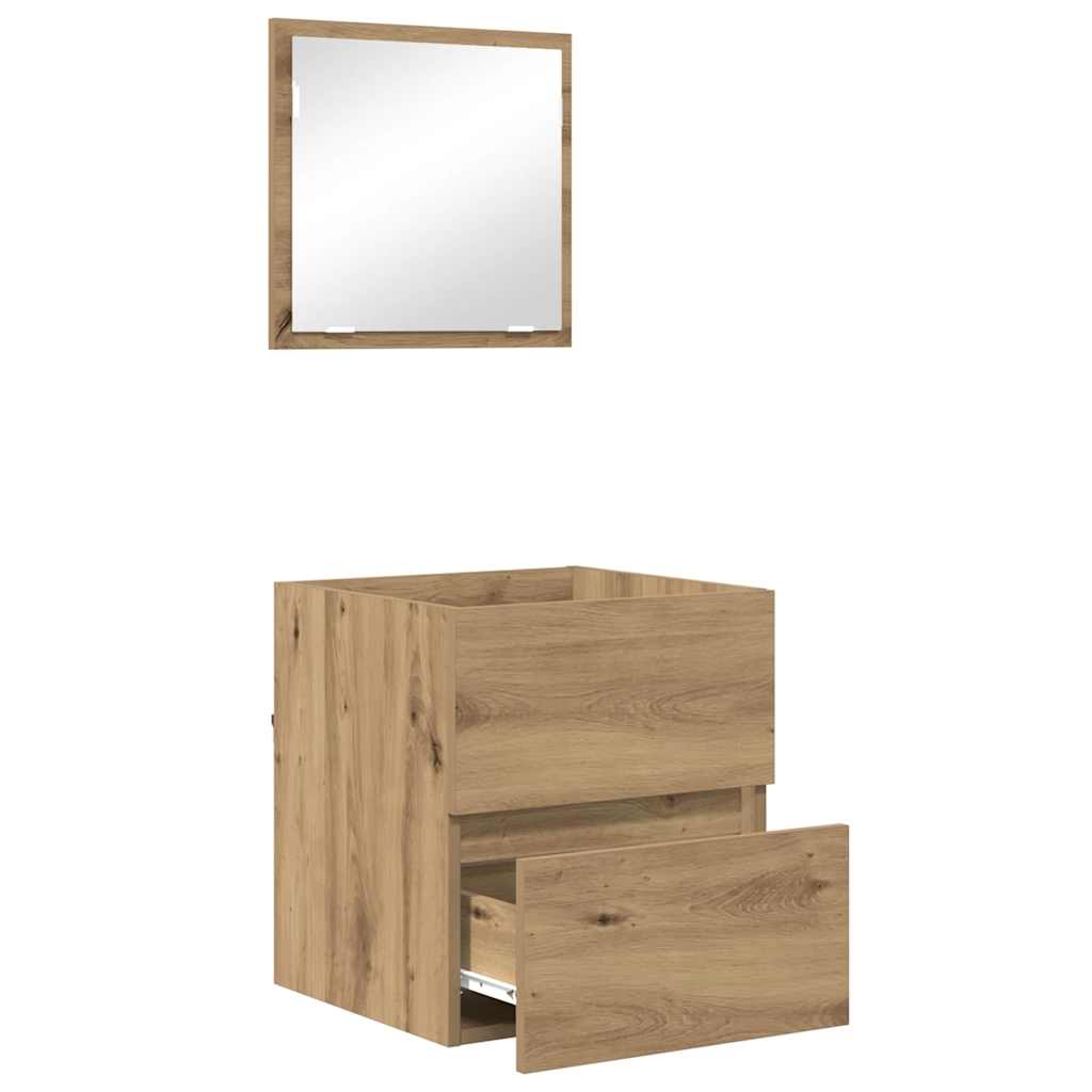 Kupaonski ormar s ladicama Umjetnički hrast 41 x 38,5 x 45 cm