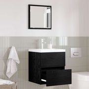 Kupaonski ormar Crni hrast 41 x 38,5 x 45 cm Konstruirano drvo