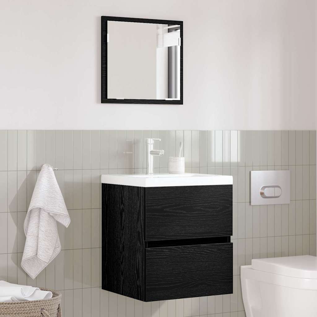 Kupaonski ormar Crni hrast 41 x 38,5 x 45 cm Konstruirano drvo