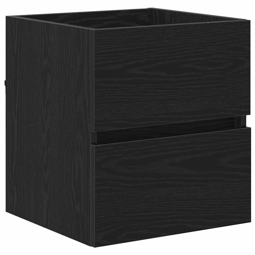 Kupaonski ormar Crni hrast 41 x 38,5 x 45 cm Konstruirano drvo