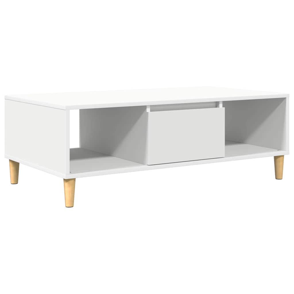 Kava Stol Bijelo 102 x 55 x 35 cm Konstruirano drvo