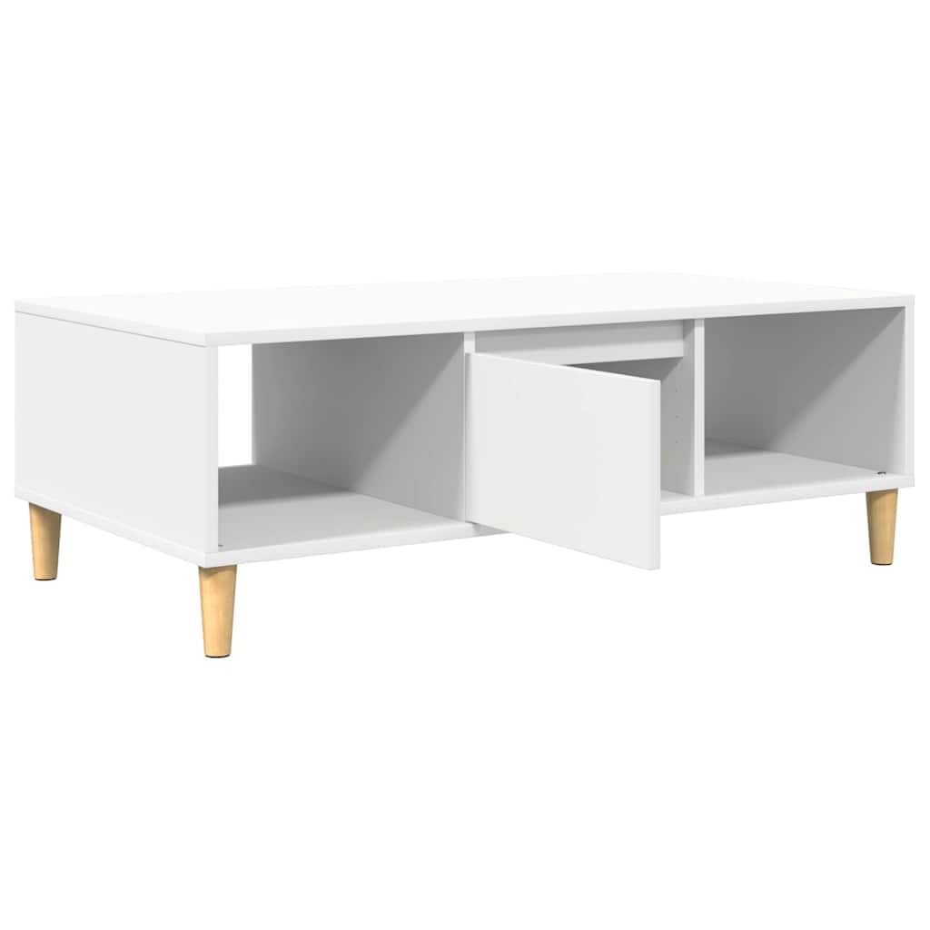 Kava Stol Bijelo 102 x 55 x 35 cm Konstruirano drvo