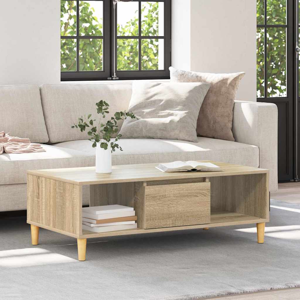 Kava Stol Sonoma hrast 102 x 55 x 35 cm Konstruirano drvo