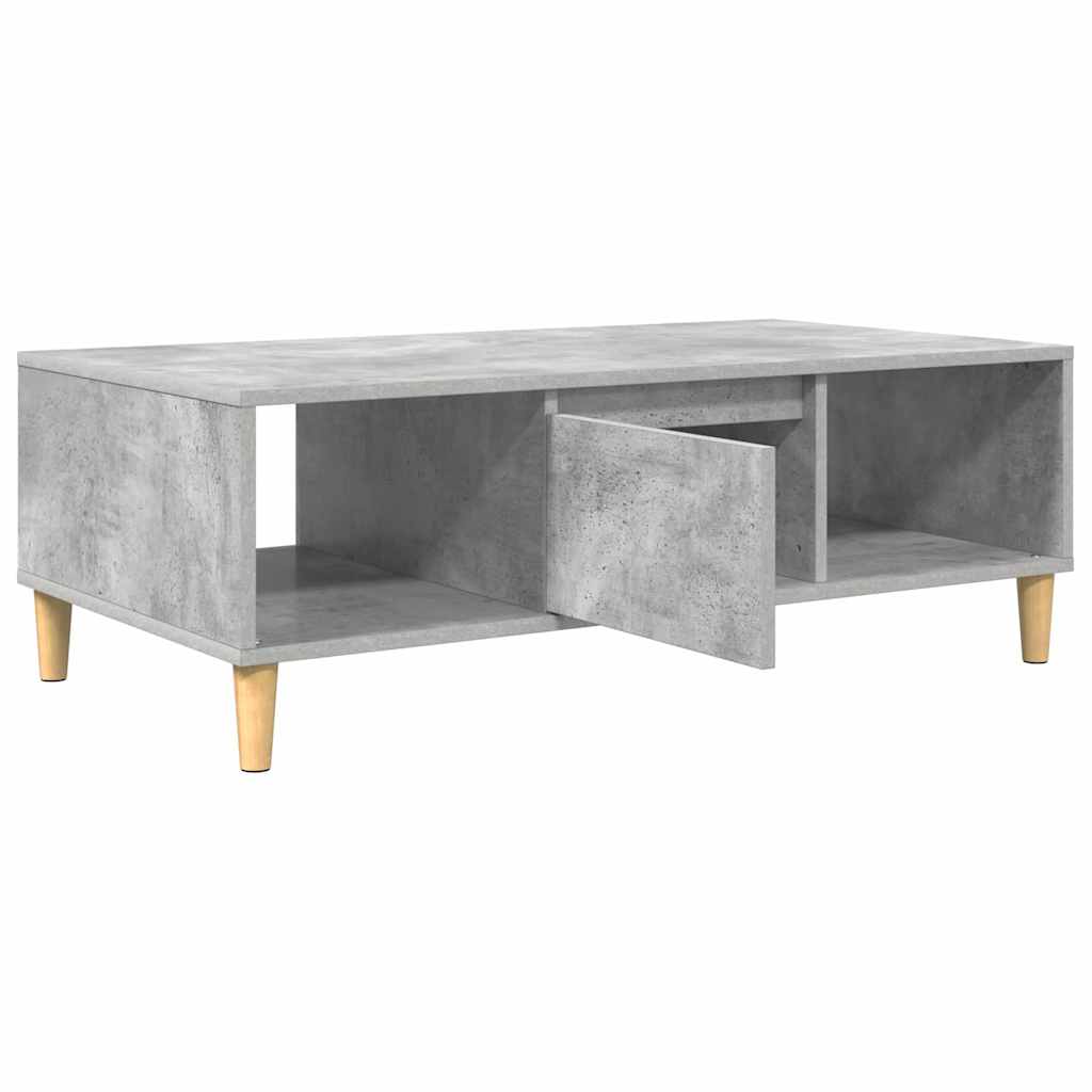 Kava Stol Betonski sivi 102 x 55 x 35 cm Konstruirano drvo