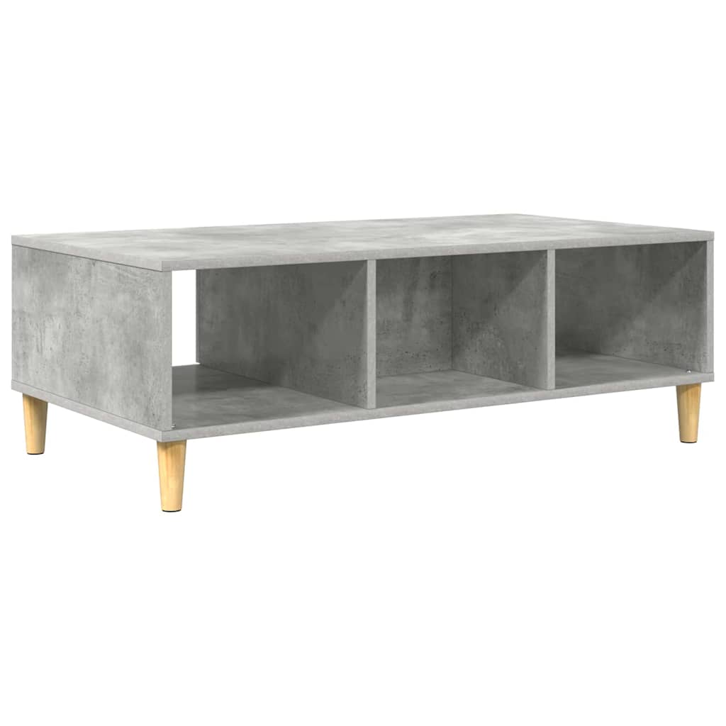 Kava Stol Betonski sivi 102 x 55 x 35 cm Konstruirano drvo