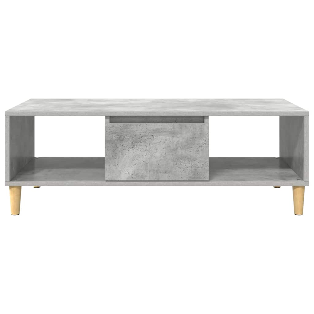 Kava Stol Betonski sivi 102 x 55 x 35 cm Konstruirano drvo