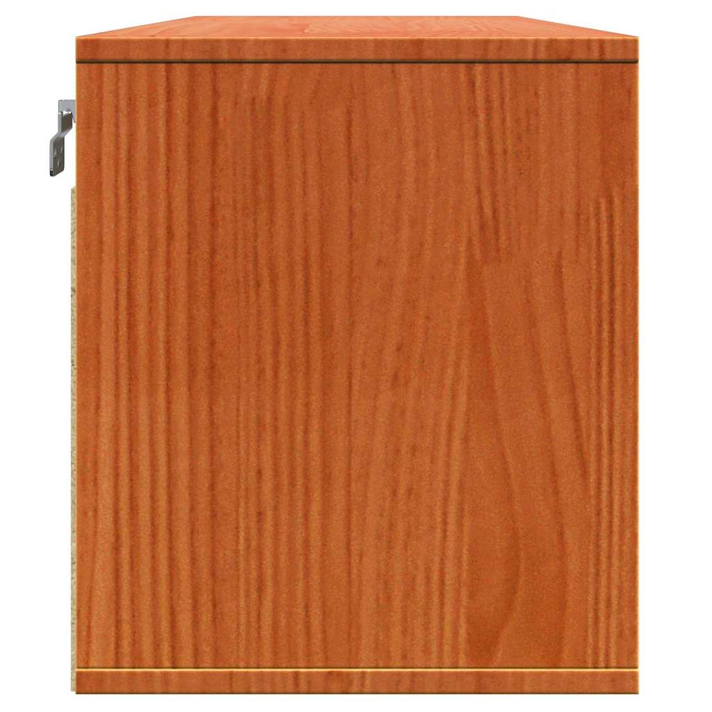 Ormar za Zid Vosak smeđa 100 x 30 x 35 cm Čvrsto borovo drvo