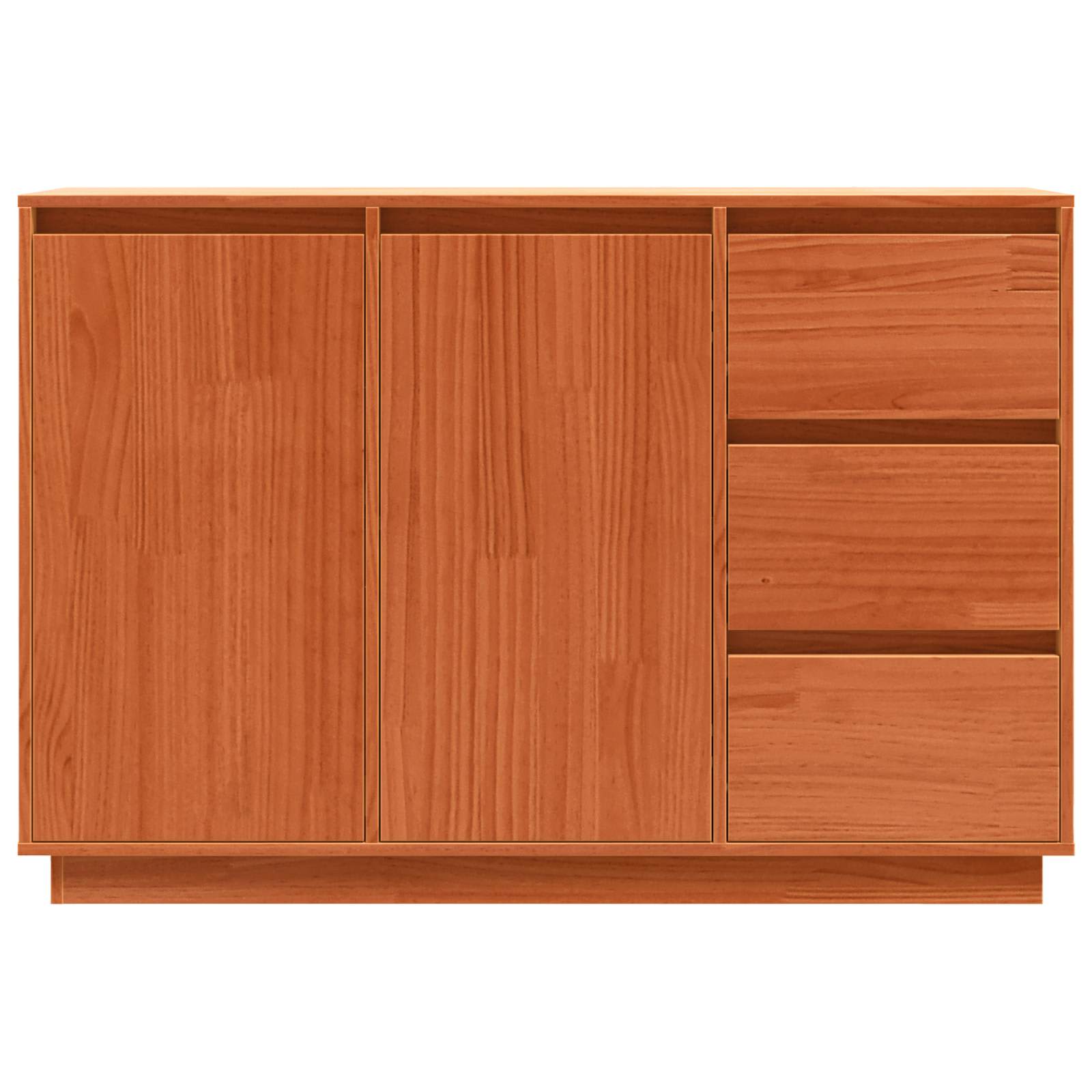 Kreveta Smeđi hrast 111 x 34 x 75 cm Čvrsto borovo drvo