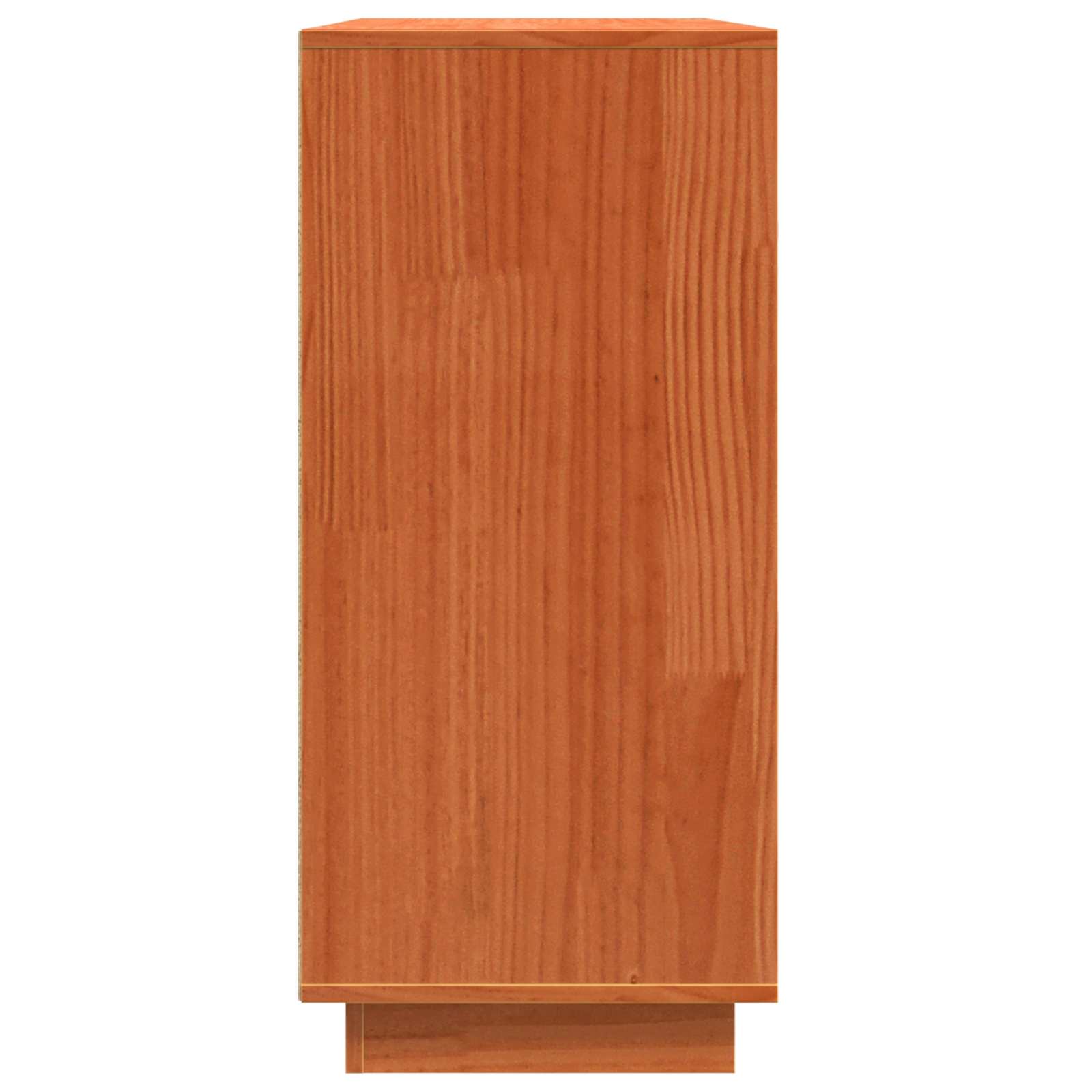 Kreveta Smeđi hrast 111 x 34 x 75 cm Čvrsto borovo drvo