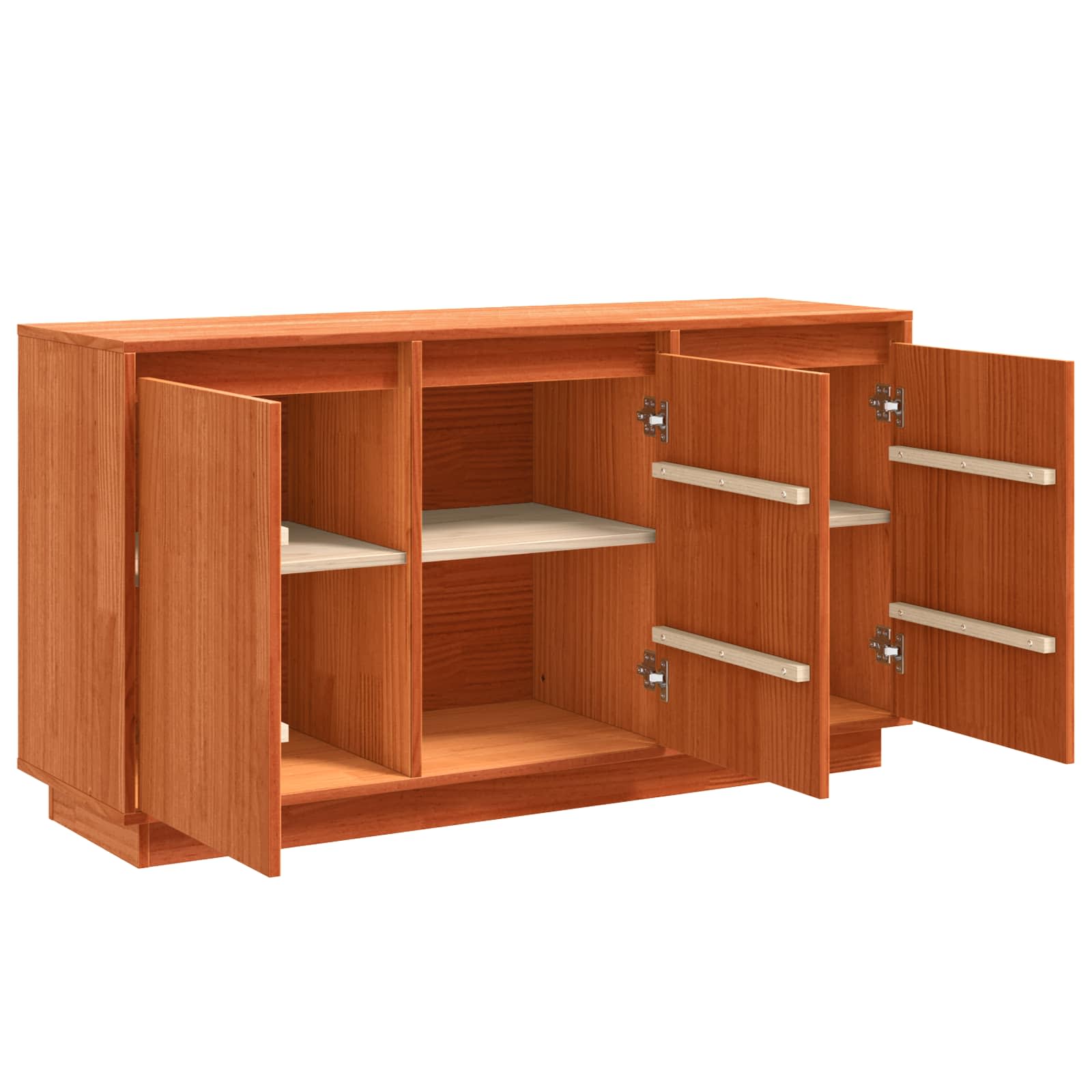 Kreveta Smeđi hrast 111 x 34 x 60 cm Čvrsto borovo drvo