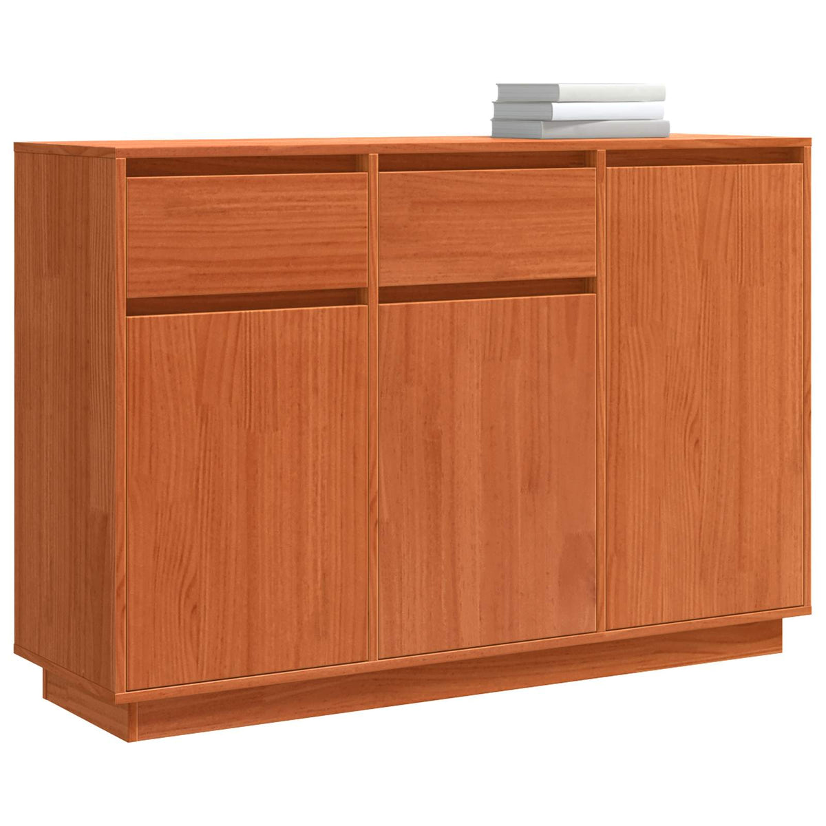 Kreveta Vosak smeđa 110 x 34 x 75 cm Čvrsto borovo drvo