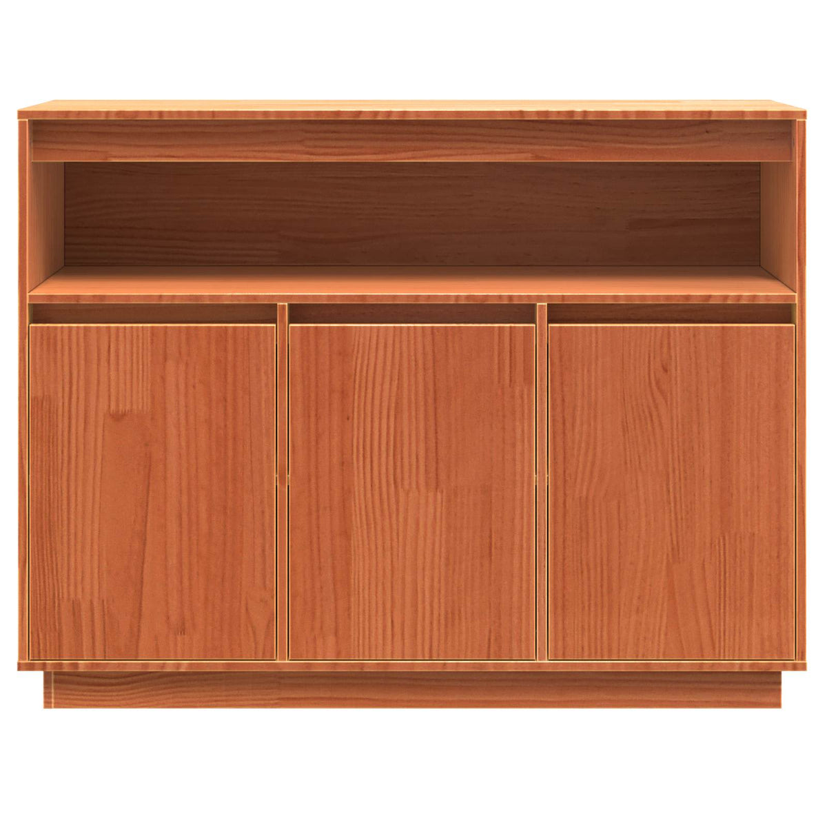 Kreveta Vosak smeđa 104,5 x 34 x 80 cm Čvrsto borovo drvo