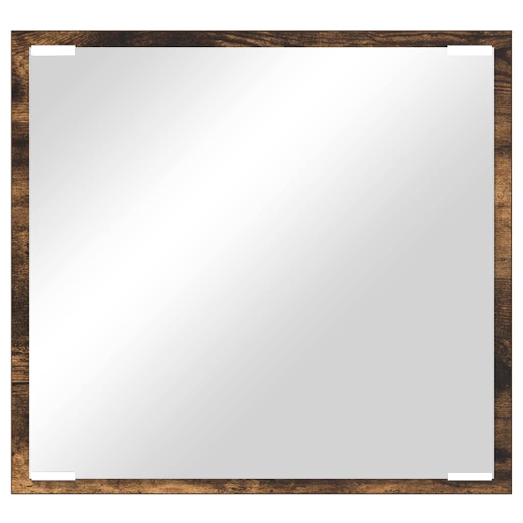 LED kupaonsko ogledalo Zidne Dimljeni hrast 40 x 37 x 8.5 cm