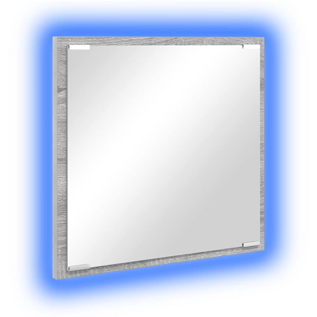 LED kupaonsko ogledalo Zidne Siva Sonoma 40 x 37 x 8.5 cm