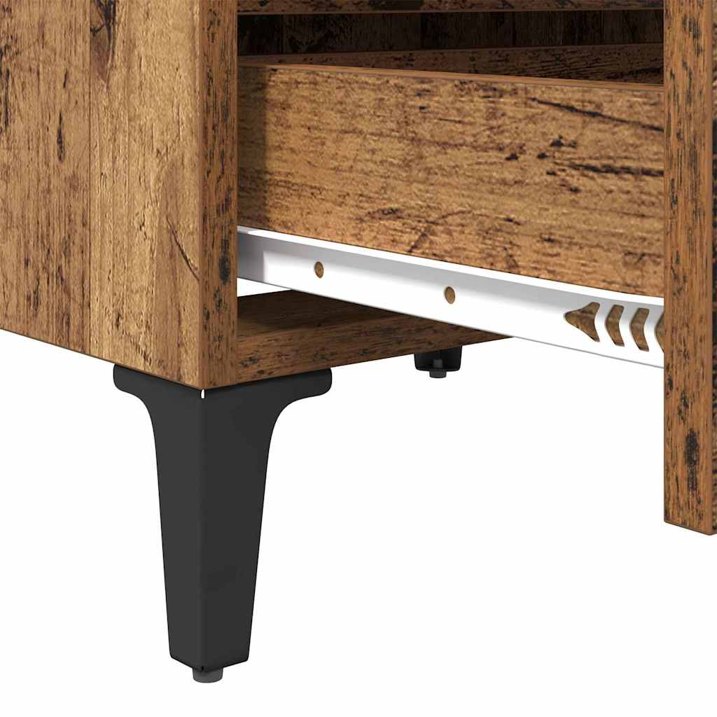 Noćni ormar 2 pcs Staro drvo 40 x 35 x 50 cm Konstruirano drvo