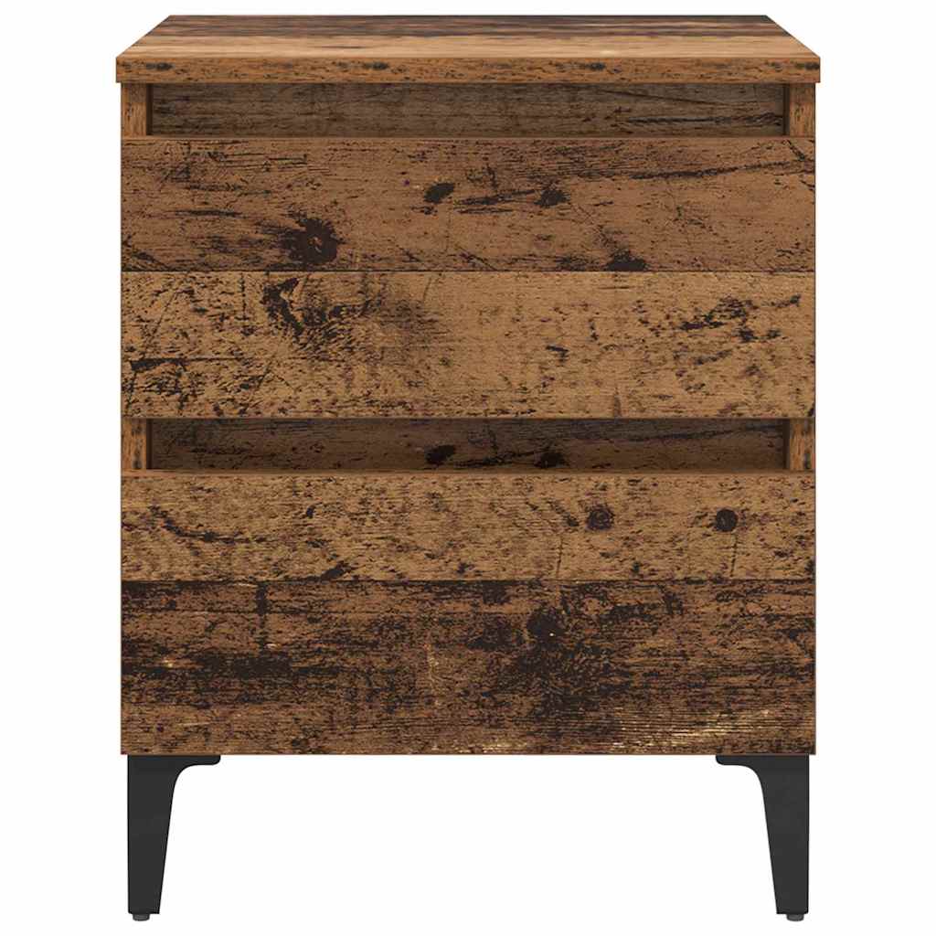 Noćni ormar 2 pcs Staro drvo 40 x 35 x 50 cm Konstruirano drvo
