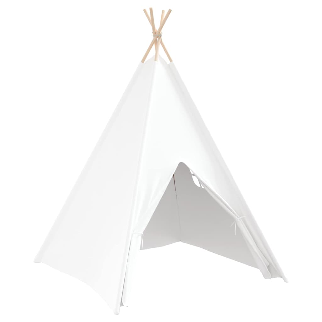 Teepee šator Bijelo 120 x 120 x 150 cm Tkanina i plastika