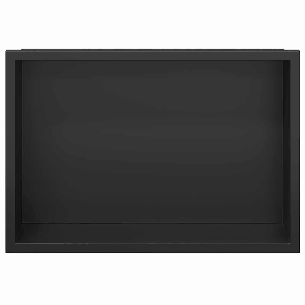 Ničica za tuš Crna 30 x 20 x 9,5 cm Nehrđajući čelik
