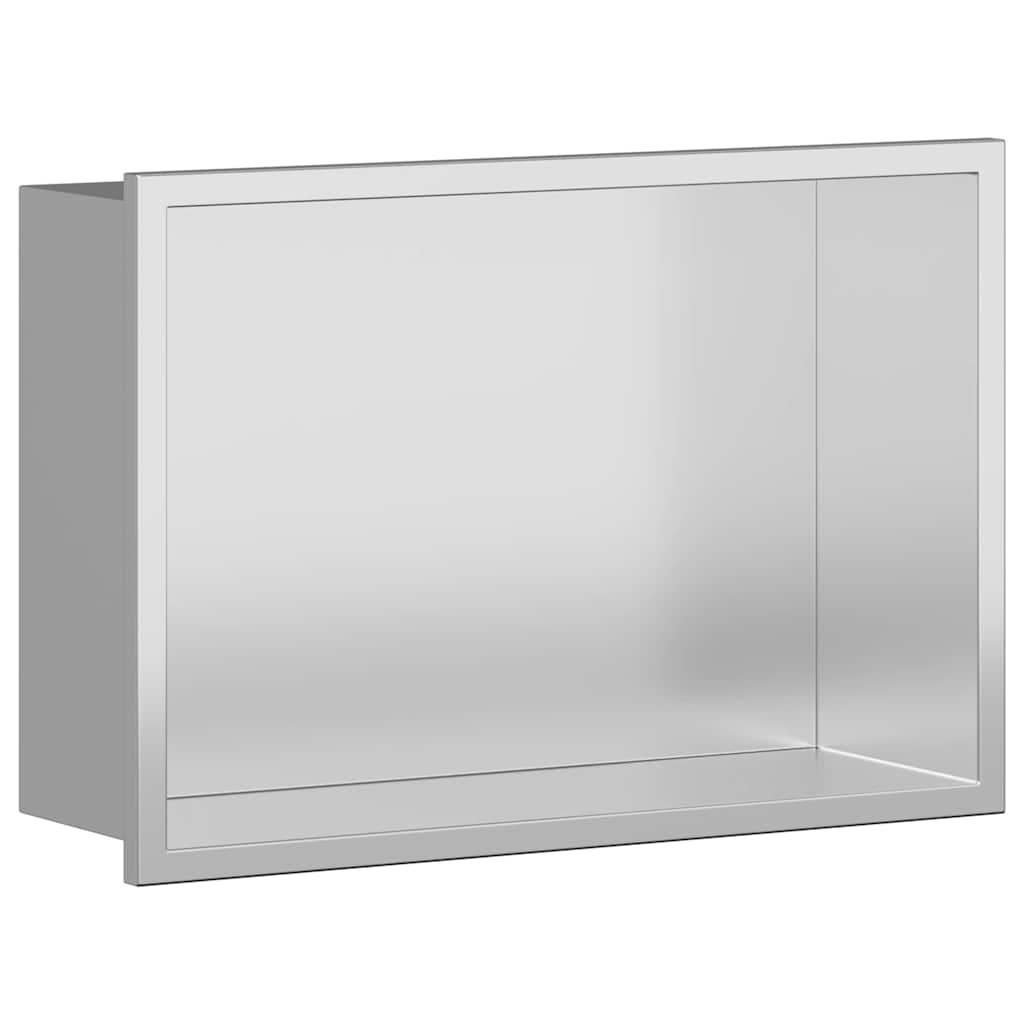 Ničica za tuš Srebrna 30 x 20 x 9,5 cm Nehrđajući čelik