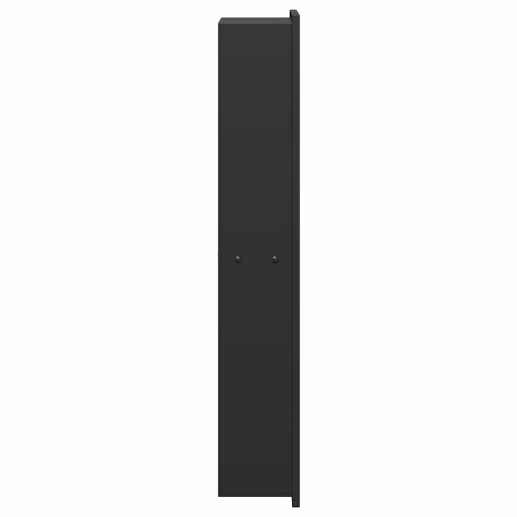 Ničica za tuš Crna 60 x 20 x 9,5 cm Nehrđajući čelik