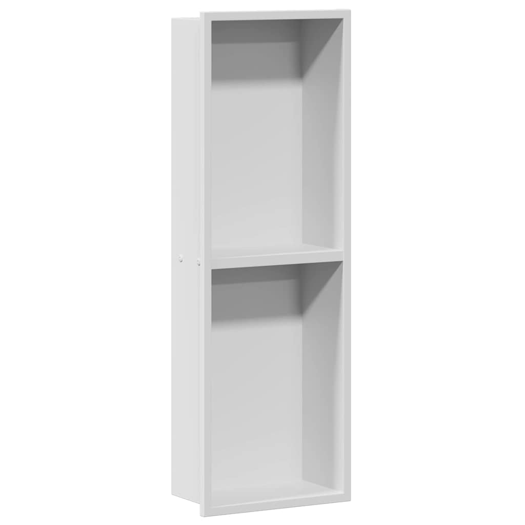 Ničica za tuš Bijeli 60 x 20 x 9,5 cm Nehrđajući čelik