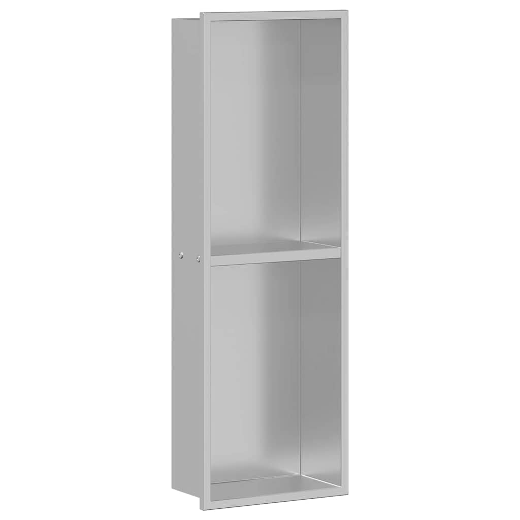 Ničica za tuš Srebrno 60 x 20 x 9,5 cm Nehrđajući čelik